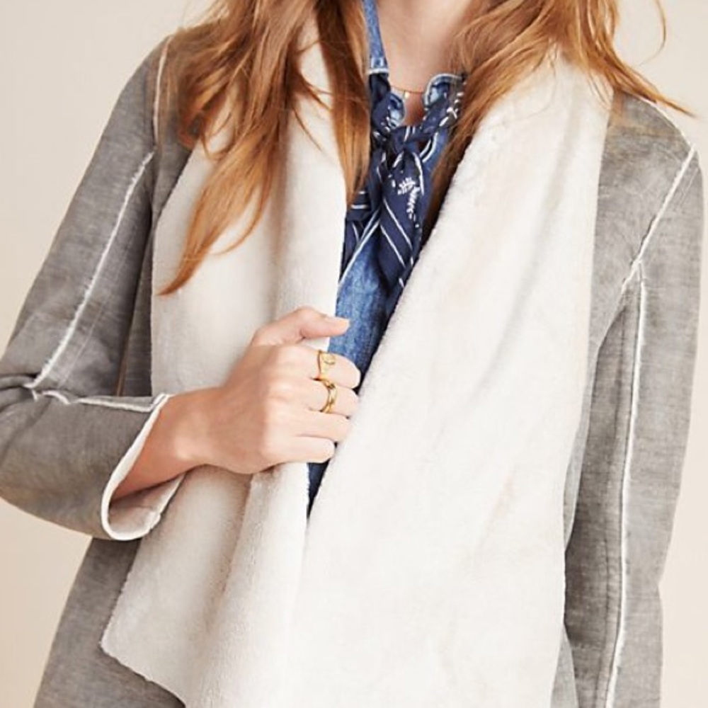LAST CALL: Camilla Sueded Sherpa PETITE - Picture 3 of 7